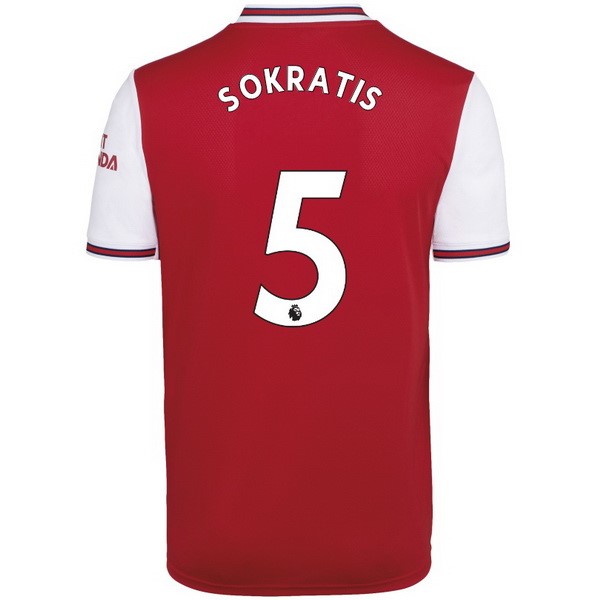 Camiseta Arsenal NO.5 Sokratis 1ª Kit 2019 2020 Rojo